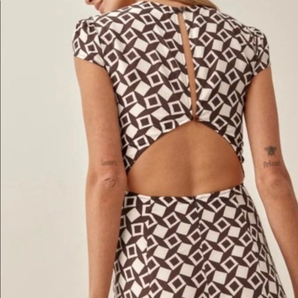 SALE✨Reformation Gavin Dress in Tiles *NEW* - Picture 2 of 5